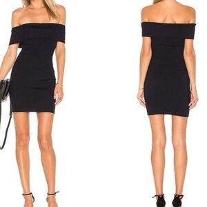 BY THE WAY NWT Tara off shoulder Ribbed Knit dress size small.